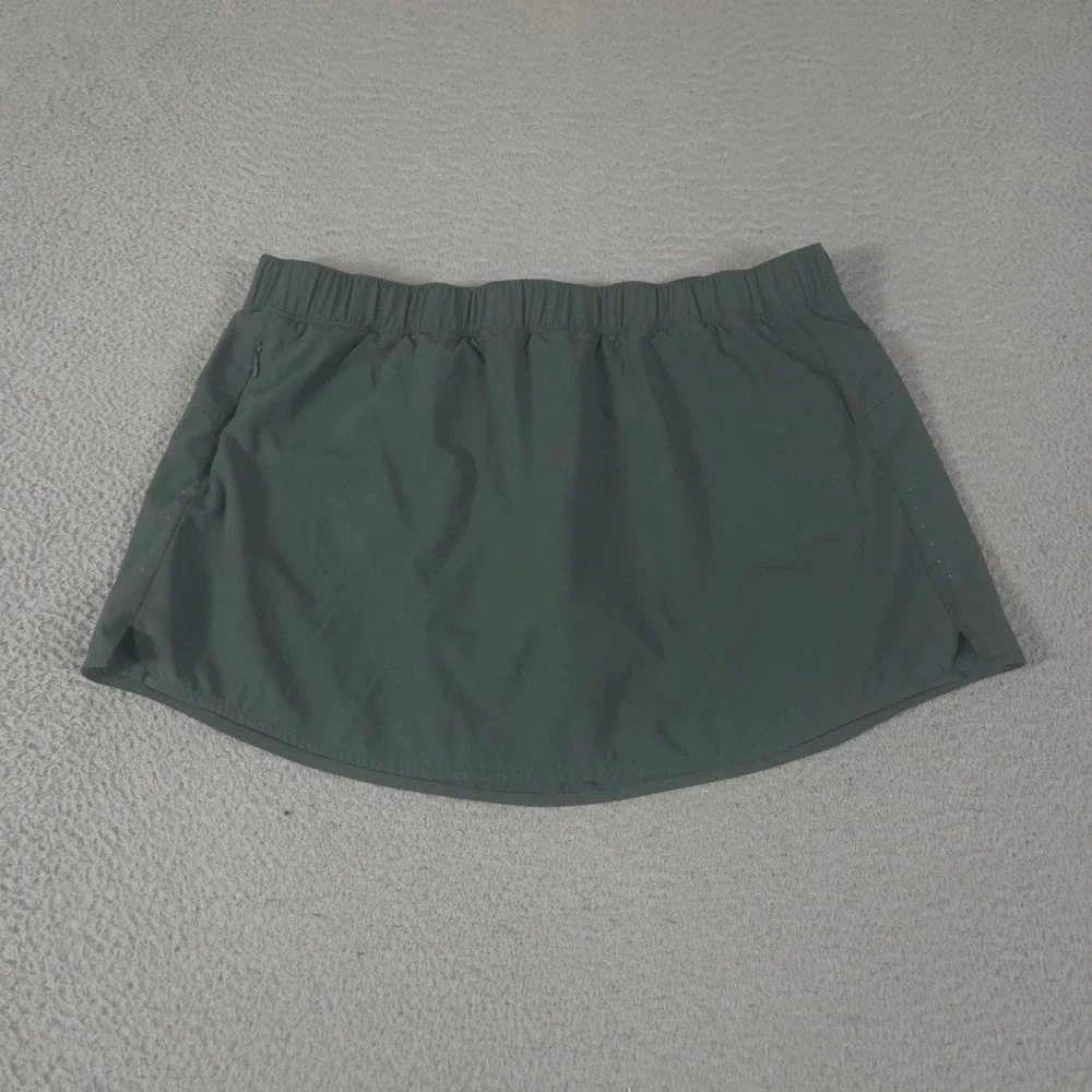 Old Navy Skort Womens XL Green StretchTech Lined Mid-Rise Quick Dry Activewear